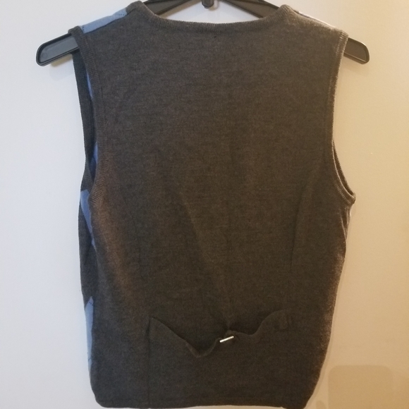 Talbots Argyle Vest - Wool - Large - Picture 2 of 5
